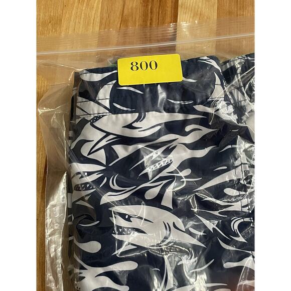 Polo Ralph Lauren Swim Shorts Trunks All Over‎ Shark Print Boys Sz XL 18/20 EUC - Picture 11 of 11